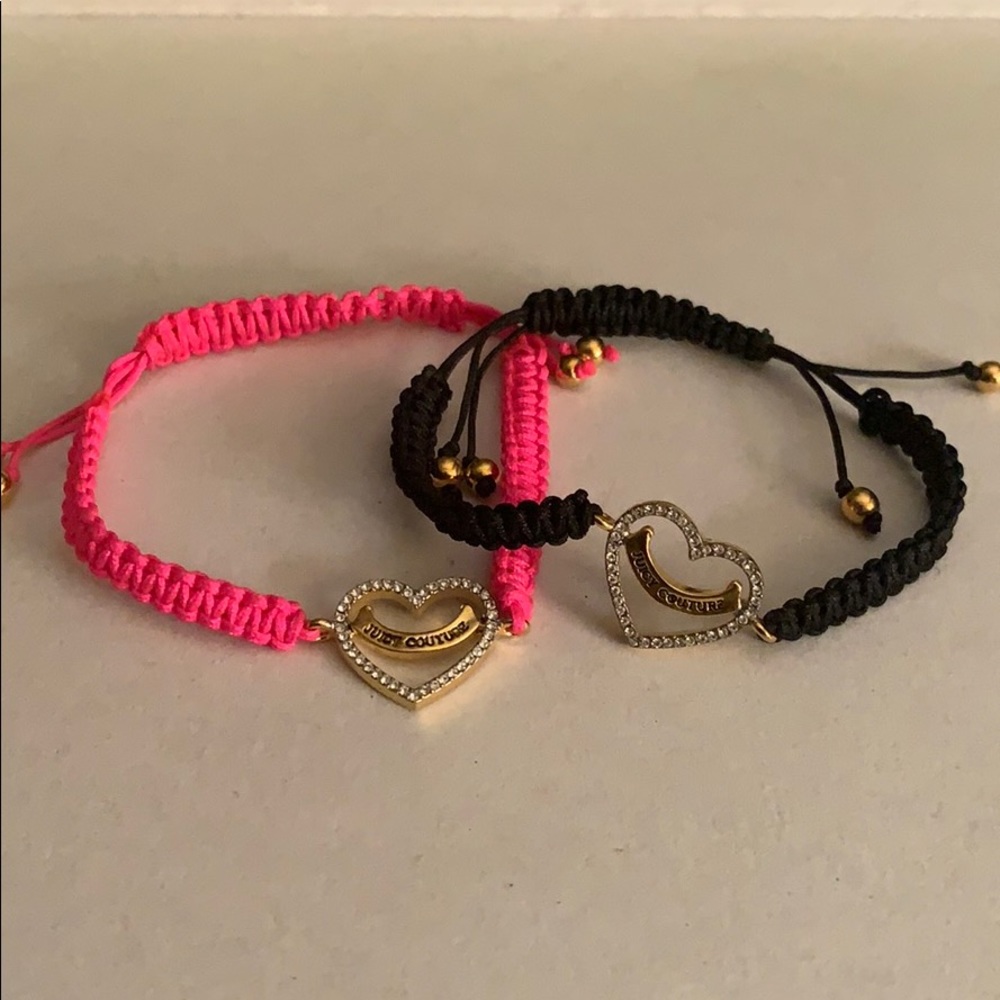 Two Juicy Couture rope bracelets